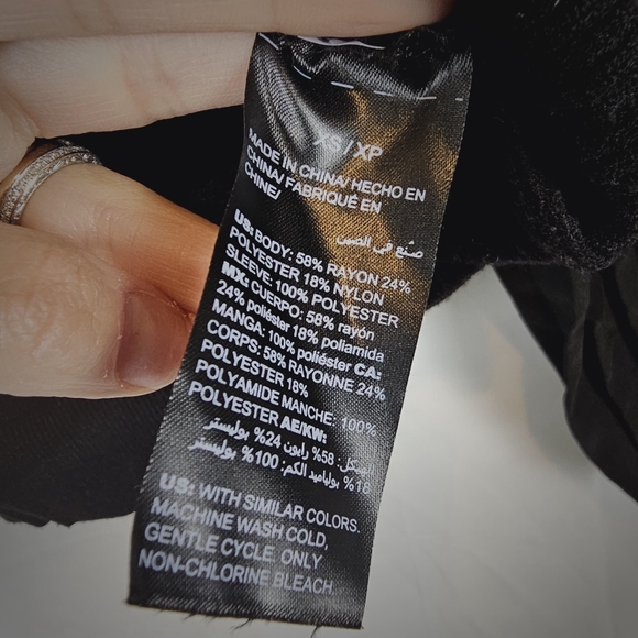 White House black market PLEATED Balloon Sleeve Black Turtle Neck Sweater - Picture 5 of 7